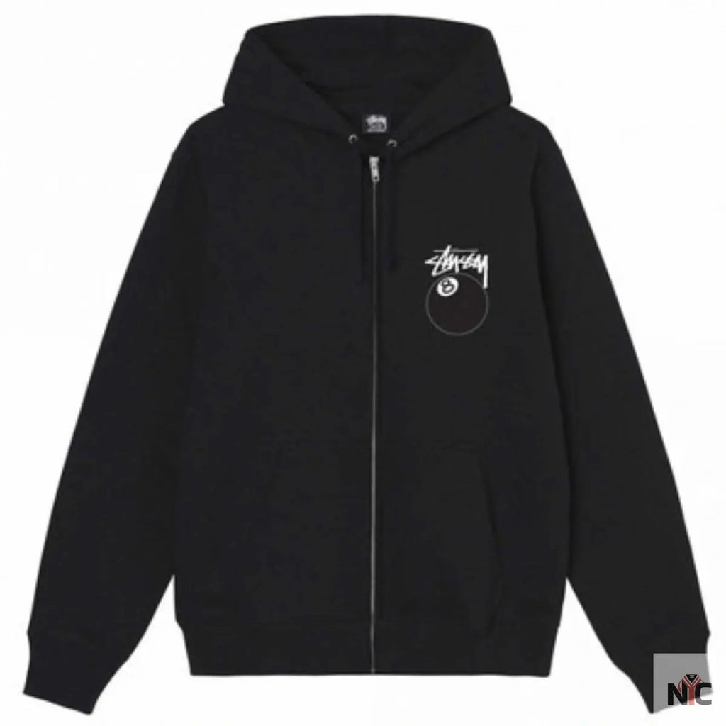 8 Ball Zip Black Hoodie T-Shirts, Sweatshirt | CiraTrend.com (Image 1)