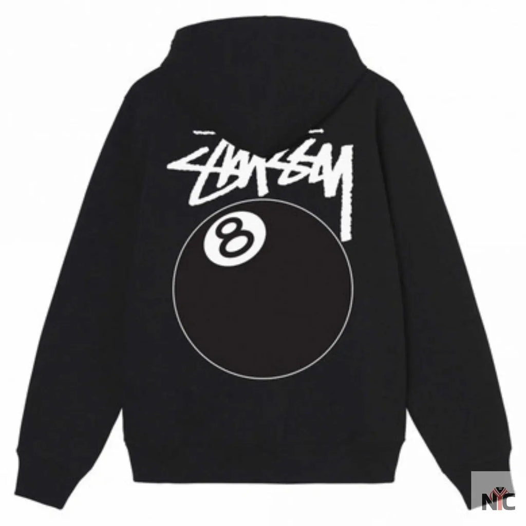 8 Ball Zip Black Hoodie T-Shirts, Sweatshirt | CiraTrend.com (Image 2)