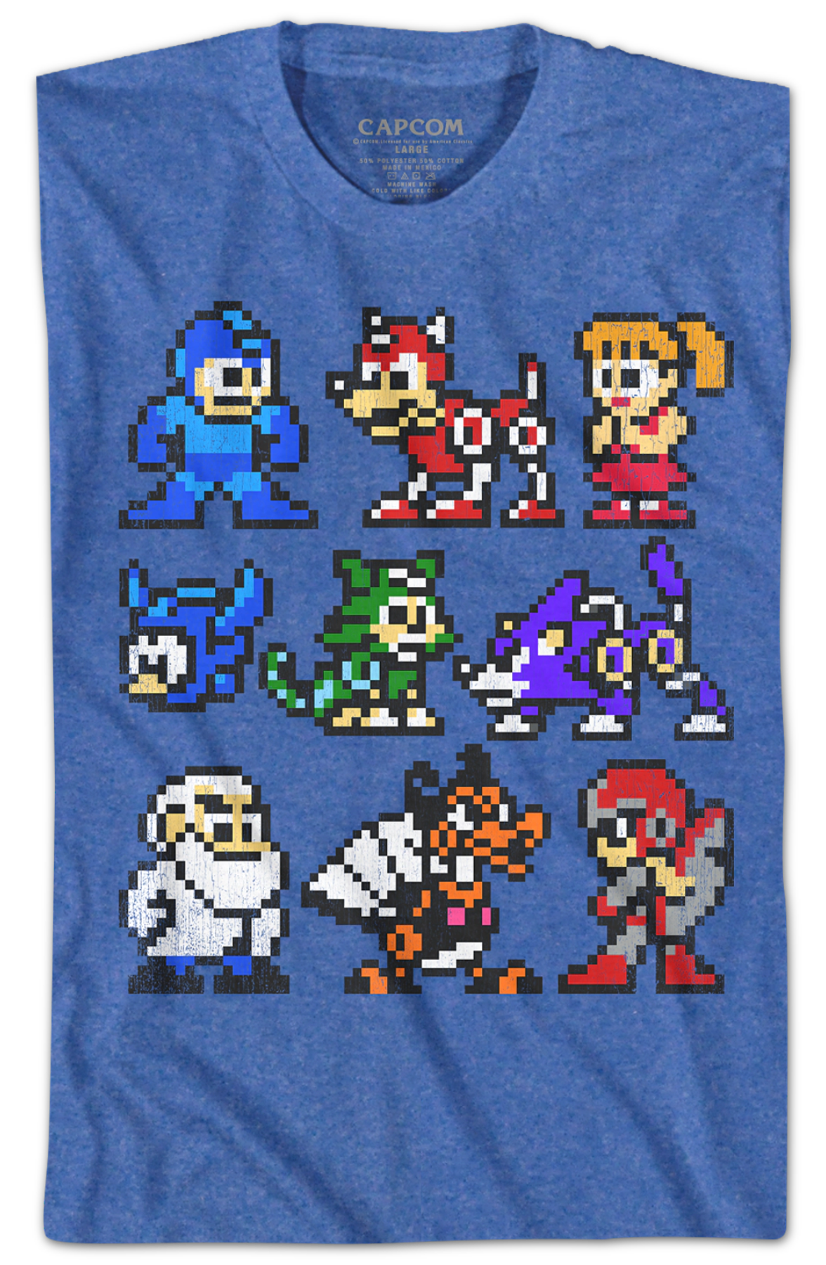 8 Bit Cast Mega Man T-Shirts, Hoodie, Sweatshirt
