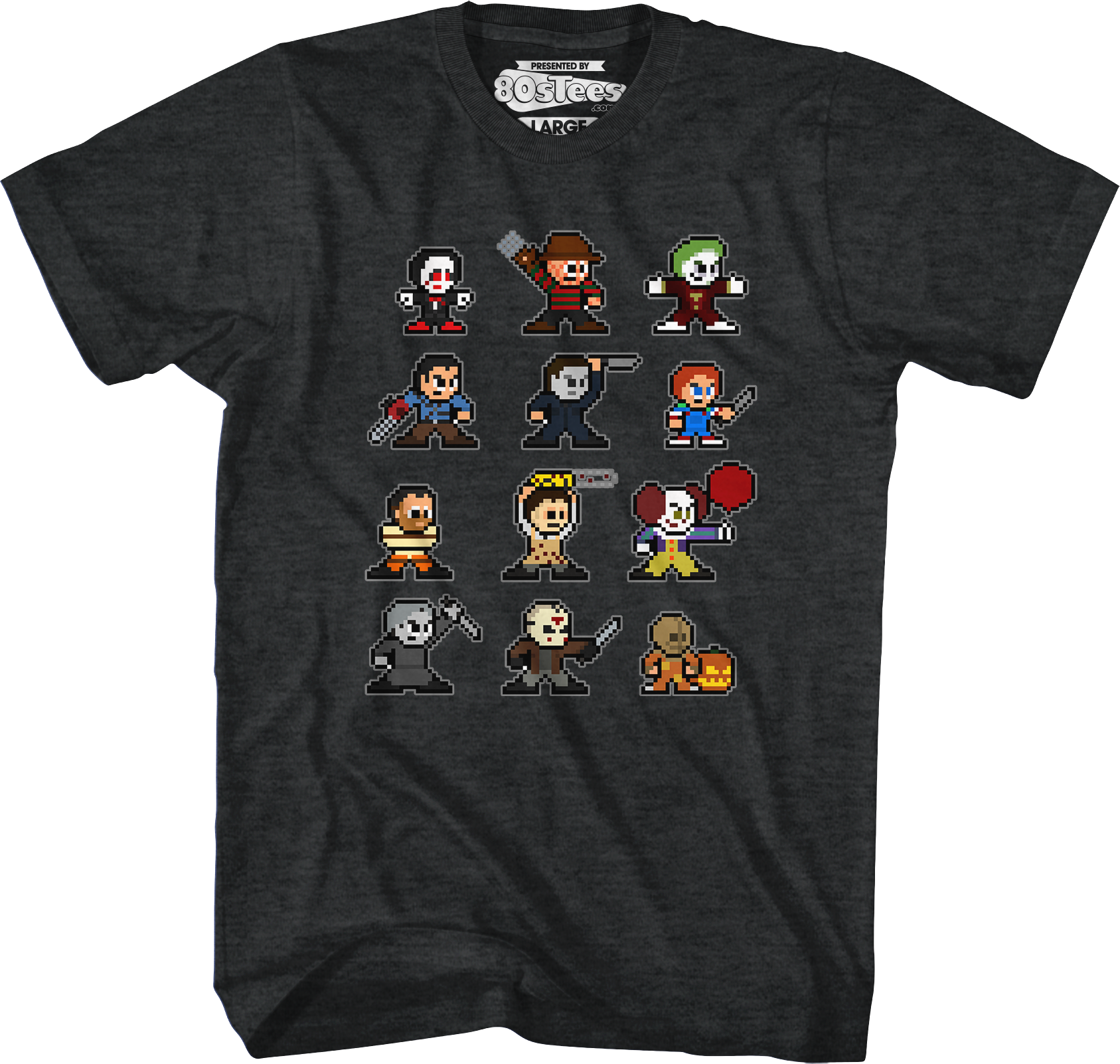 8 Bit Horror Icons T-Shirts, Hoodie, Sweatshirt