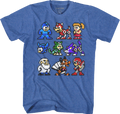 8 Bit Cast Mega Man T-Shirts, Hoodie, Sweatshirt