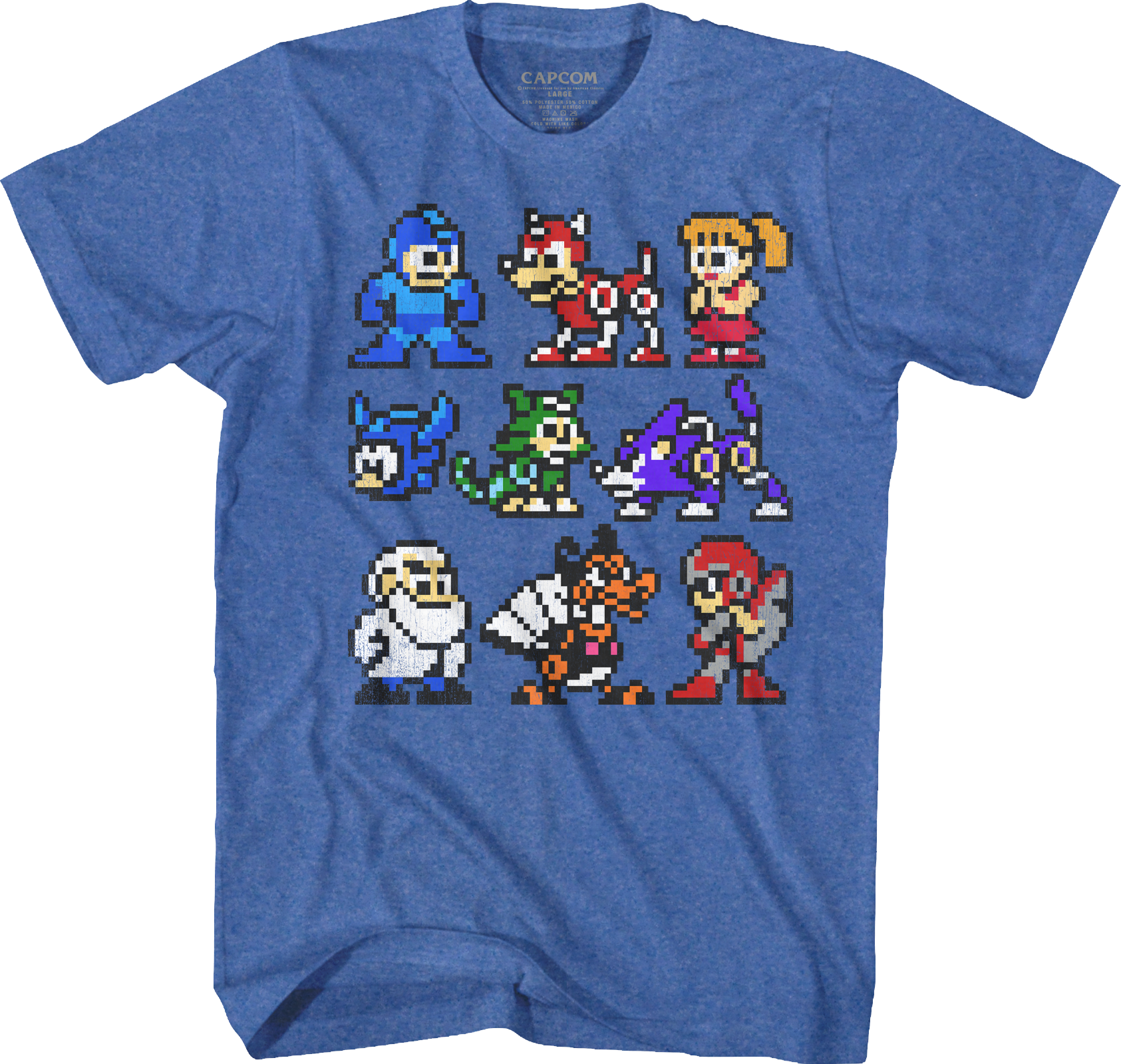 8 Bit Cast Mega Man T-Shirts, Hoodie, Sweatshirt
