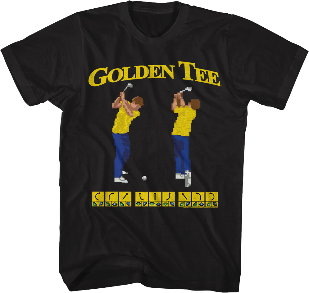 8 Bit Swings Golden Golf T-Shirts, Hoodie, Sweatshirt