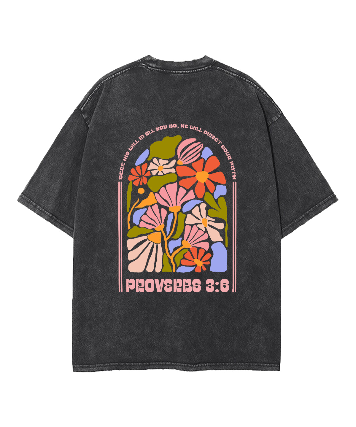 Seek His Will Double Sided Washed Christian T-shirt Hoodie, Sweatshirt | CiraTrend.com (Image 5)