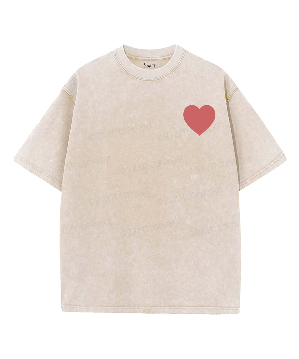 I Love Jesus Double Sided Unisex Washed Christian T-shirt Hoodie, Sweatshirt | CiraTrend.com (Image 3)