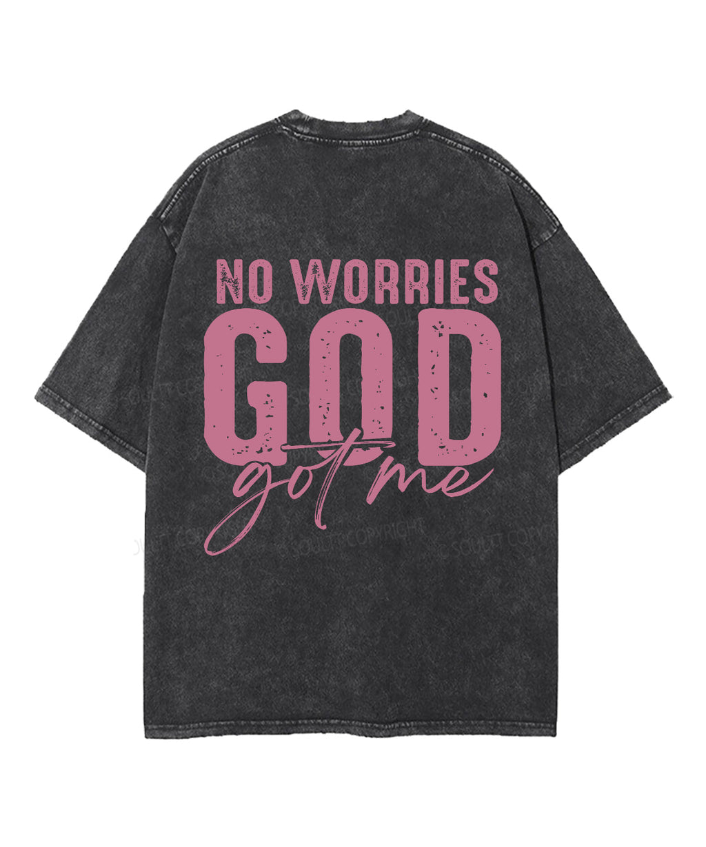 No Worries Unisex Washed Christian T-shirt Hoodie, Sweatshirt | CiraTrend.com (Image 3)