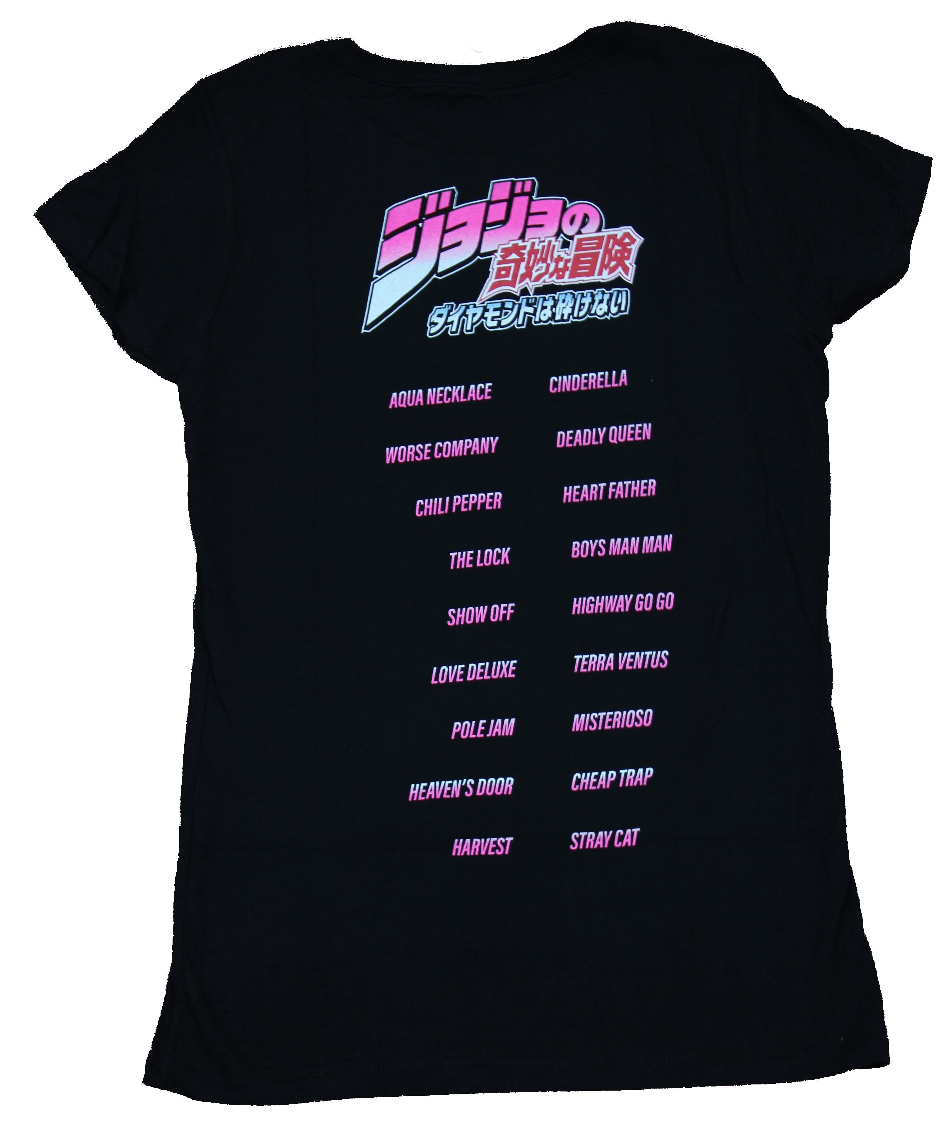 Jojo's Bizarre Adventure Girls Juniors T-Shirt (Image 2)