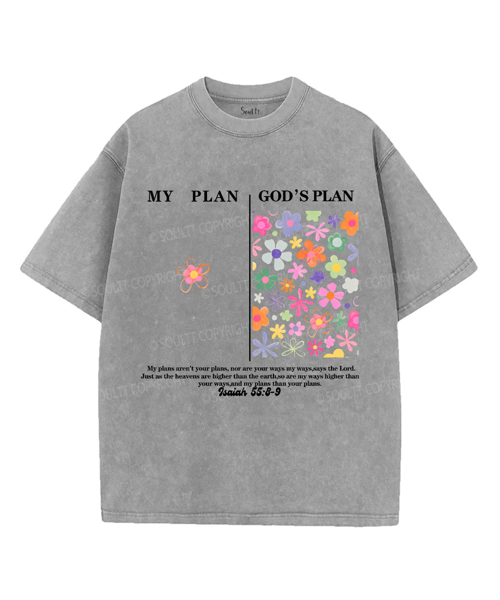 My PlanÃ¯Â¼Å“God's Plan Unisex Washed Christian T-shirt Hoodie, Sweatshirt | CiraTrend.com (Image 2)