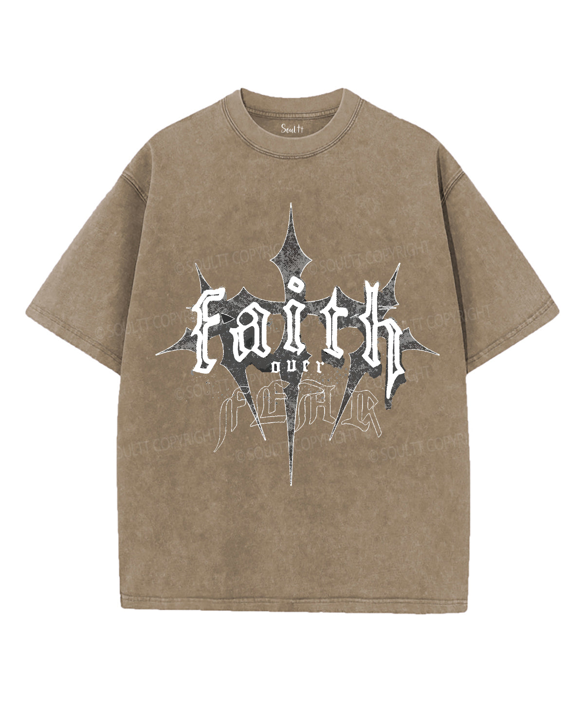 Faith Unisex Washed Christian T-shirt Style001 Hoodie, Sweatshirt | CiraTrend.com (Image 5)