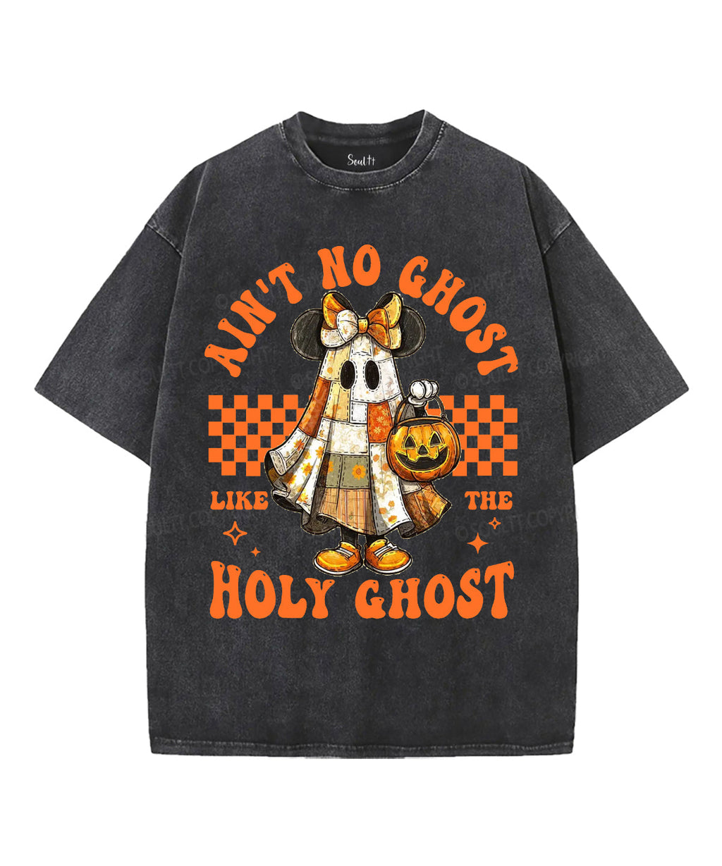 Halloween Holy Ghost Unisex Washed Christian T-shirt Style001 Hoodie, Sweatshirt | CiraTrend.com (Image 1)