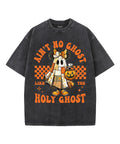 Halloween Holy Ghost Unisex Washed Christian T-shirt Style001 Hoodie, Sweatshirt | CiraTrend.com (Image 1)