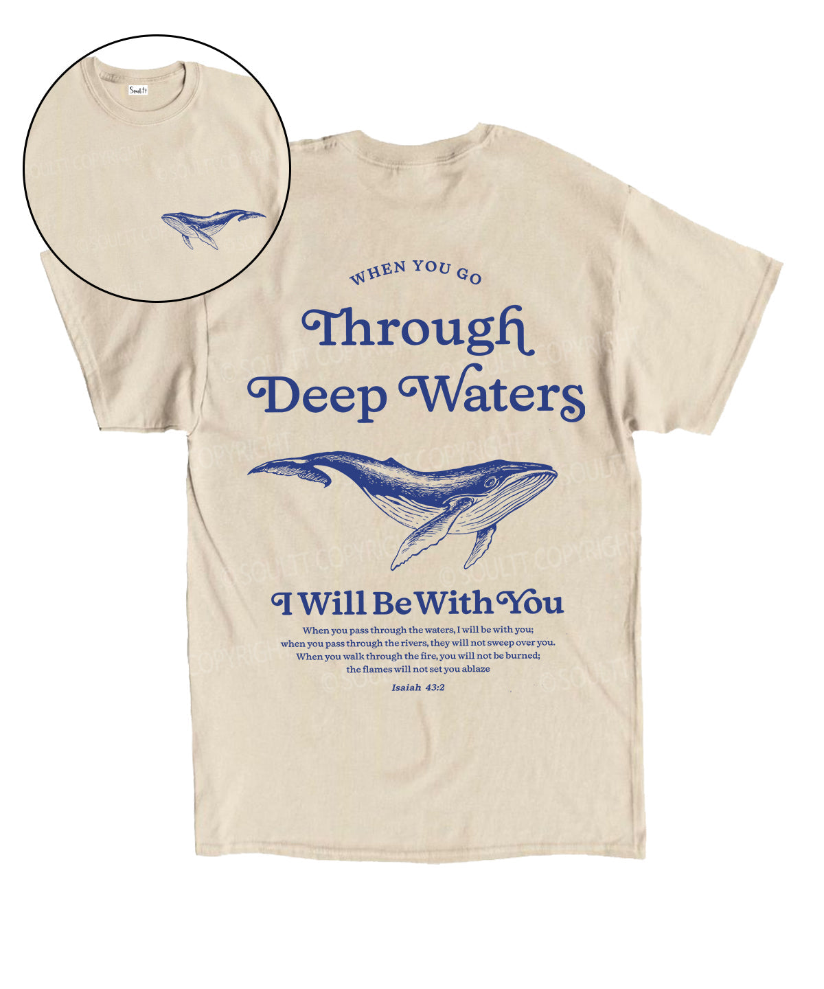 I Will Be With You Double Sided Unisex Cotton Christian T-Shirt Style014 Hoodie, Sweatshirt | CiraTrend.com (Image 1)