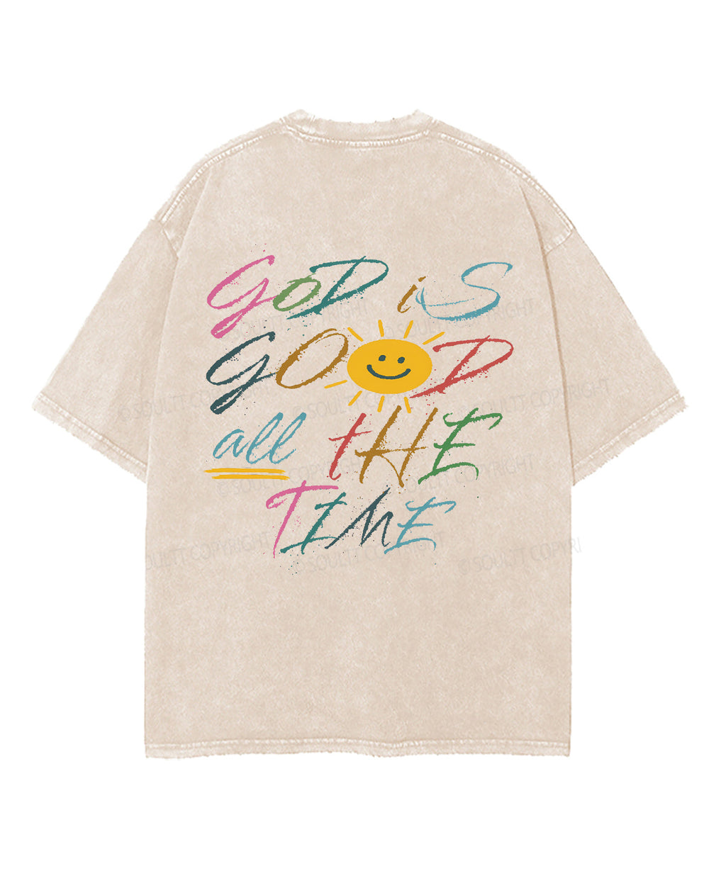 God Is Good All Time Double Sided Washed Christian Style001 T-Shirts, Hoodie, Sweatshirt