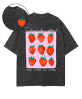 The Lord Is Good Double Sided Unisex Washed Christian T-shirt Style001 Hoodie, Sweatshirt | CiraTrend.com (Image 1)