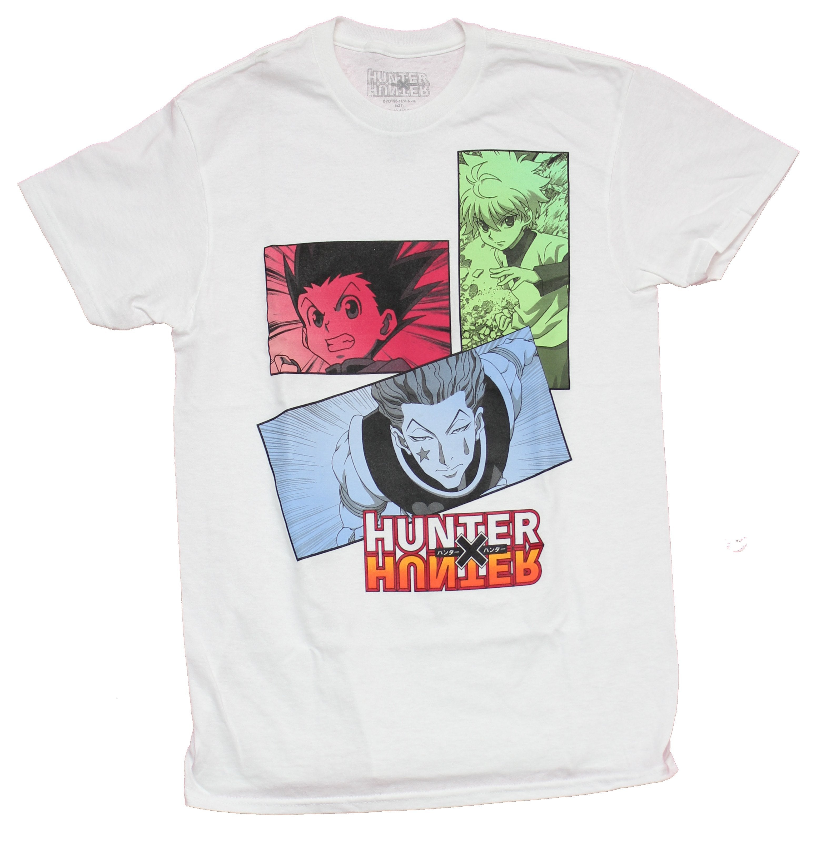 Hunter X Hunter Mens T-Shirt - Color Face Boxes Gon Killua Hisoka Hoodie, Sweatshirt | CiraTrend.com