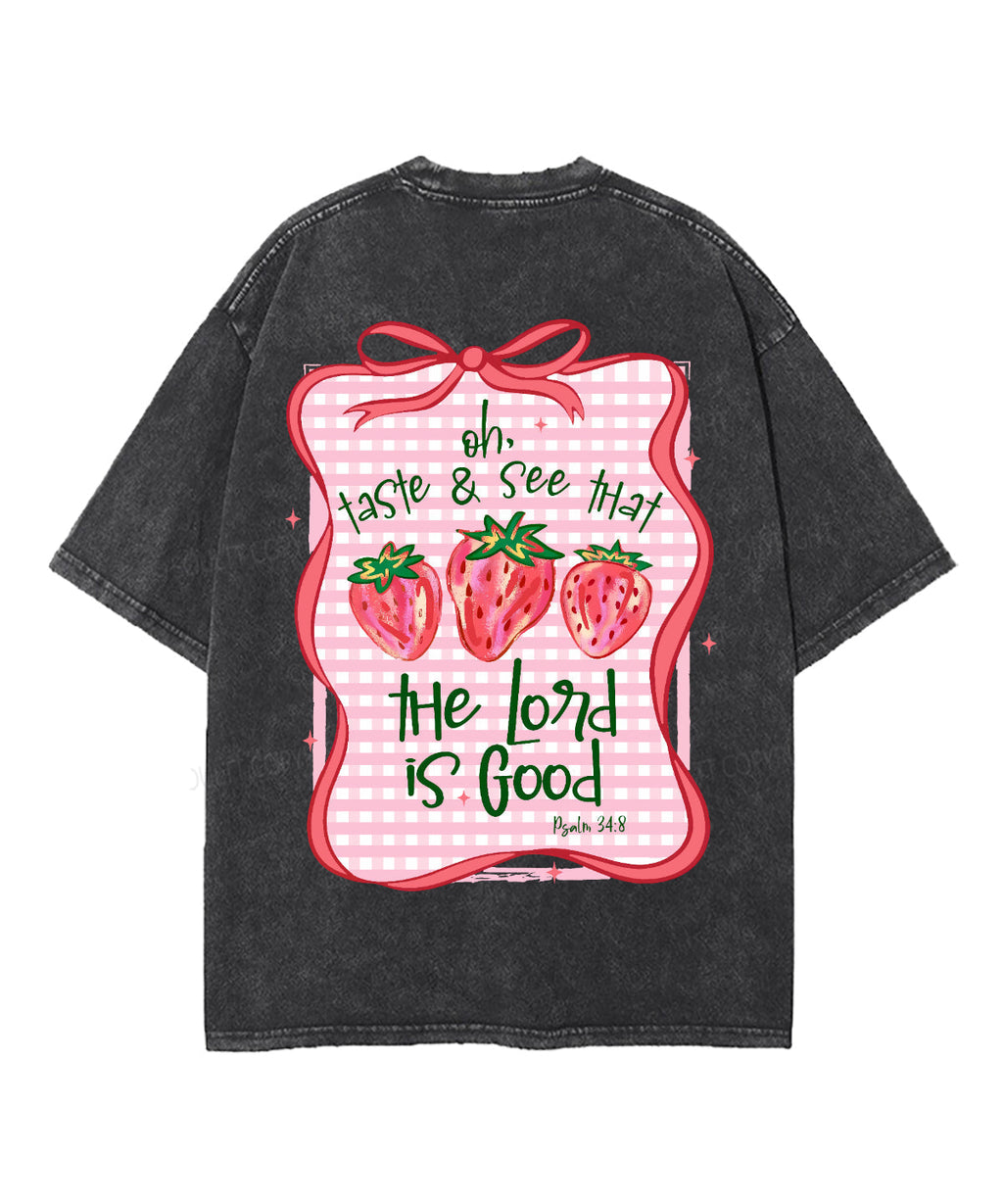 The Lord Is Good Double Sided Unisex Washed Christian T-shirt Style002 Hoodie, Sweatshirt | CiraTrend.com (Image 3)