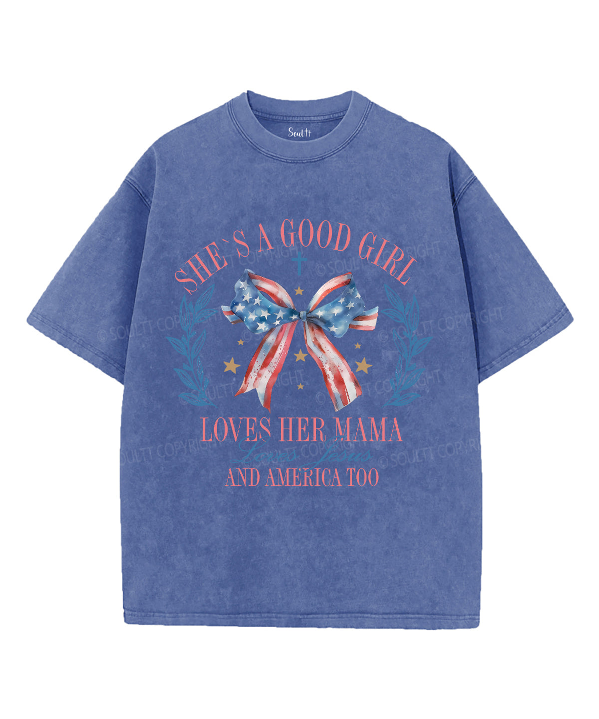 She's a Good Girl Unisex Washed Christian T-shirt Hoodie, Sweatshirt | CiraTrend.com (Image 4)