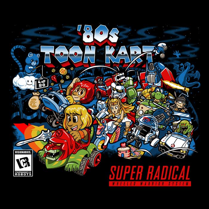 80's Toon Kart - Sweatshirt T-Shirts, Hoodie | CiraTrend.com (Image 2)