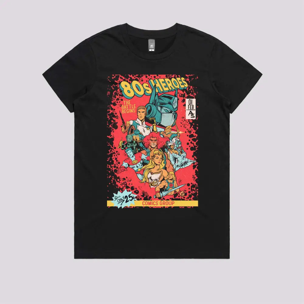 80s Heroes T-Shirt Hoodie, Sweatshirt | CiraTrend.com (Image 3)