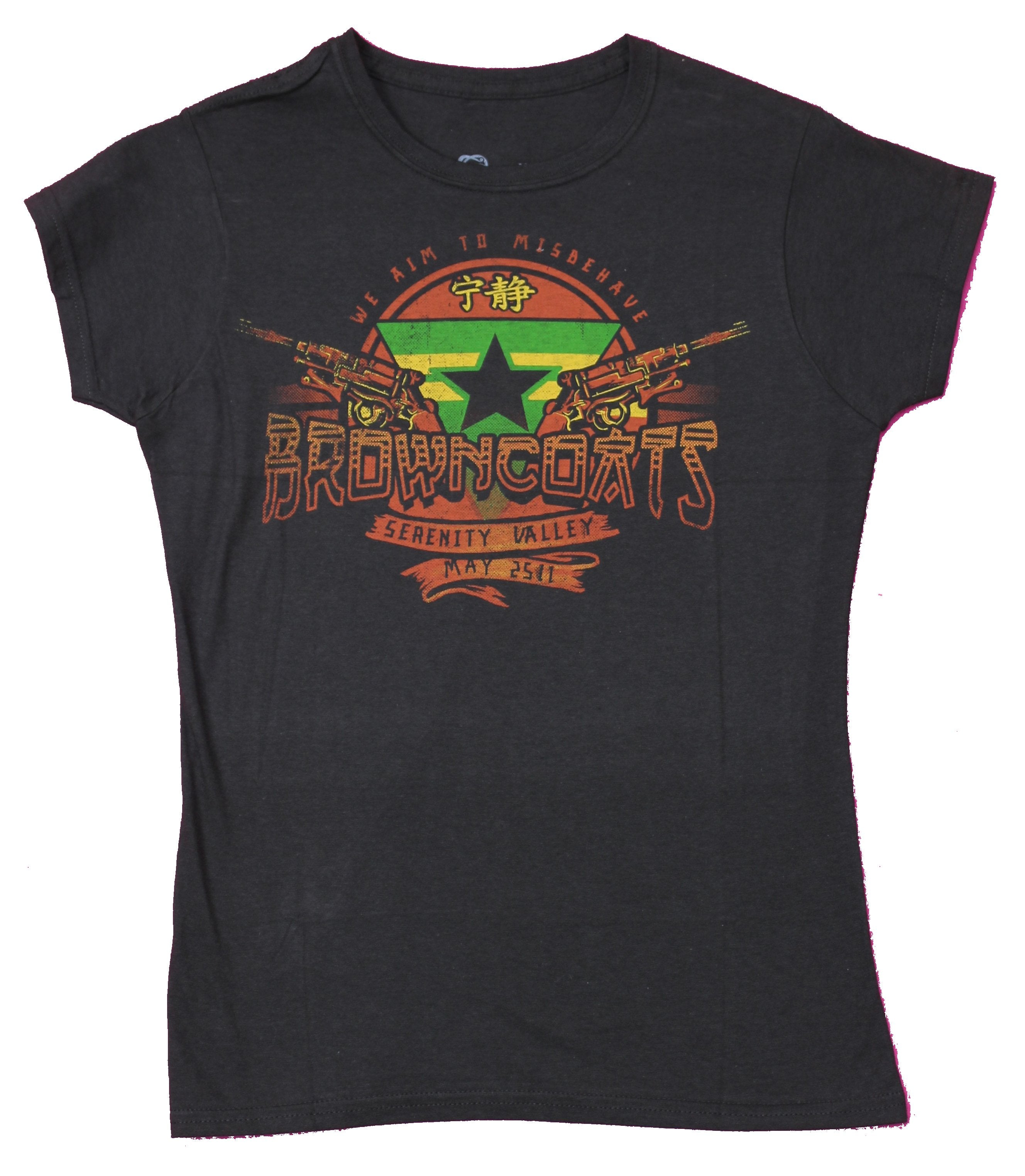 Firefly Serenity Girls Juniors T-Shirt - Browncoats Serenity Valley Pistol Crest Hoodie, Sweatshirt | CiraTrend.com
