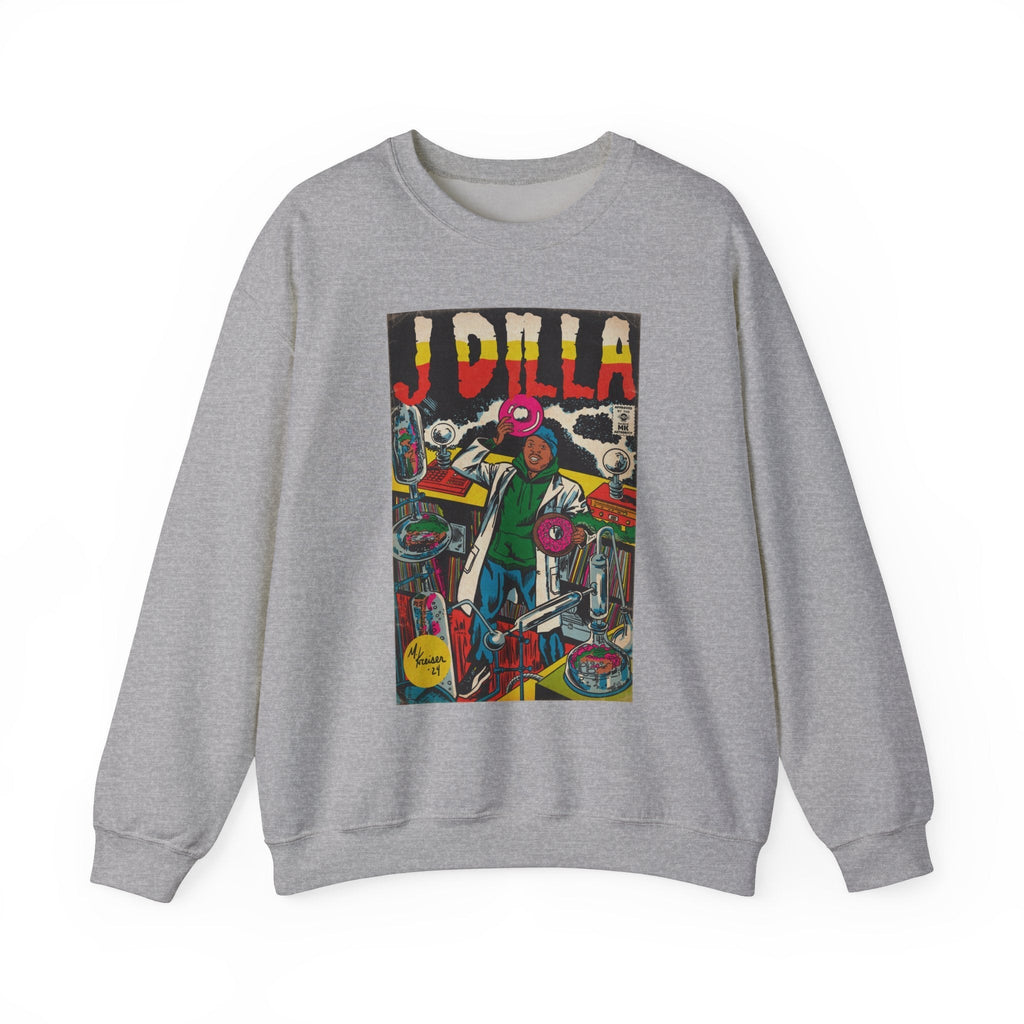 Dilla - Comic Book Art - Unisex Heavy BlendÃ¢â€žÂ¢ Crewneck Sweatshirt T-Shirts, Hoodie | CiraTrend.com (Image 2)