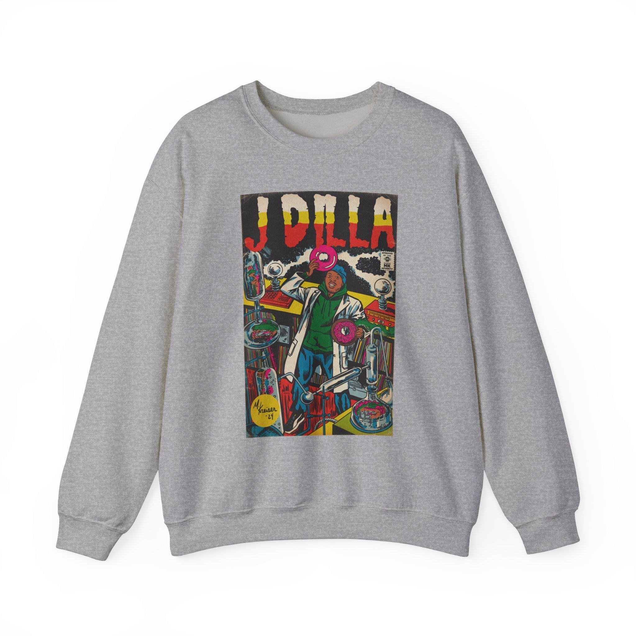 Dilla - Comic Book Art - Unisex Heavy BlendÃ¢â€žÂ¢ Crewneck Sweatshirt T-Shirts, Hoodie | CiraTrend.com (Image 2)