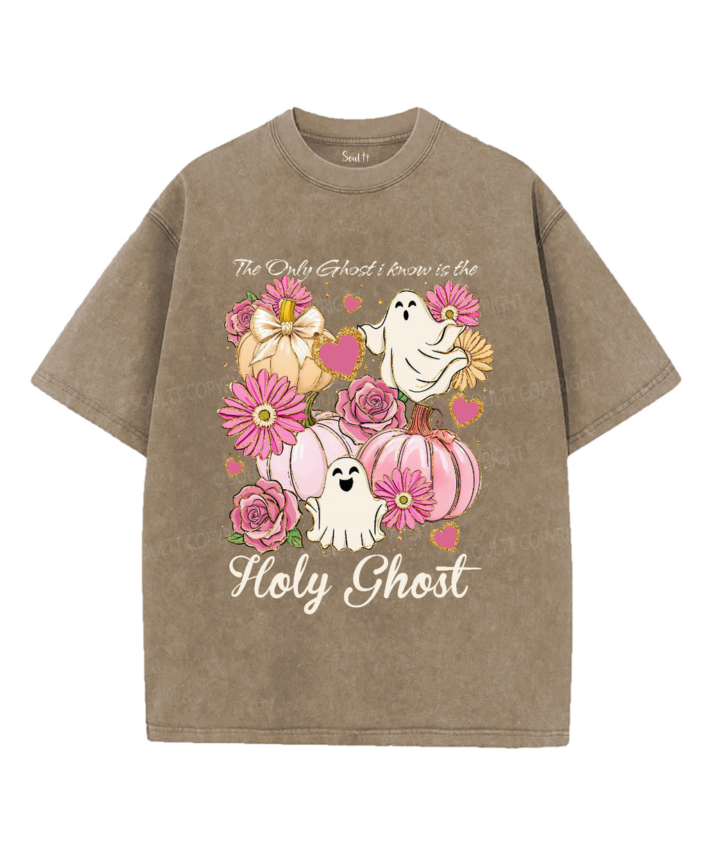 The Only Ghost Is Holy Ghost Unisex Washed Christian T-shirt Hoodie, Sweatshirt | CiraTrend.com (Image 5)