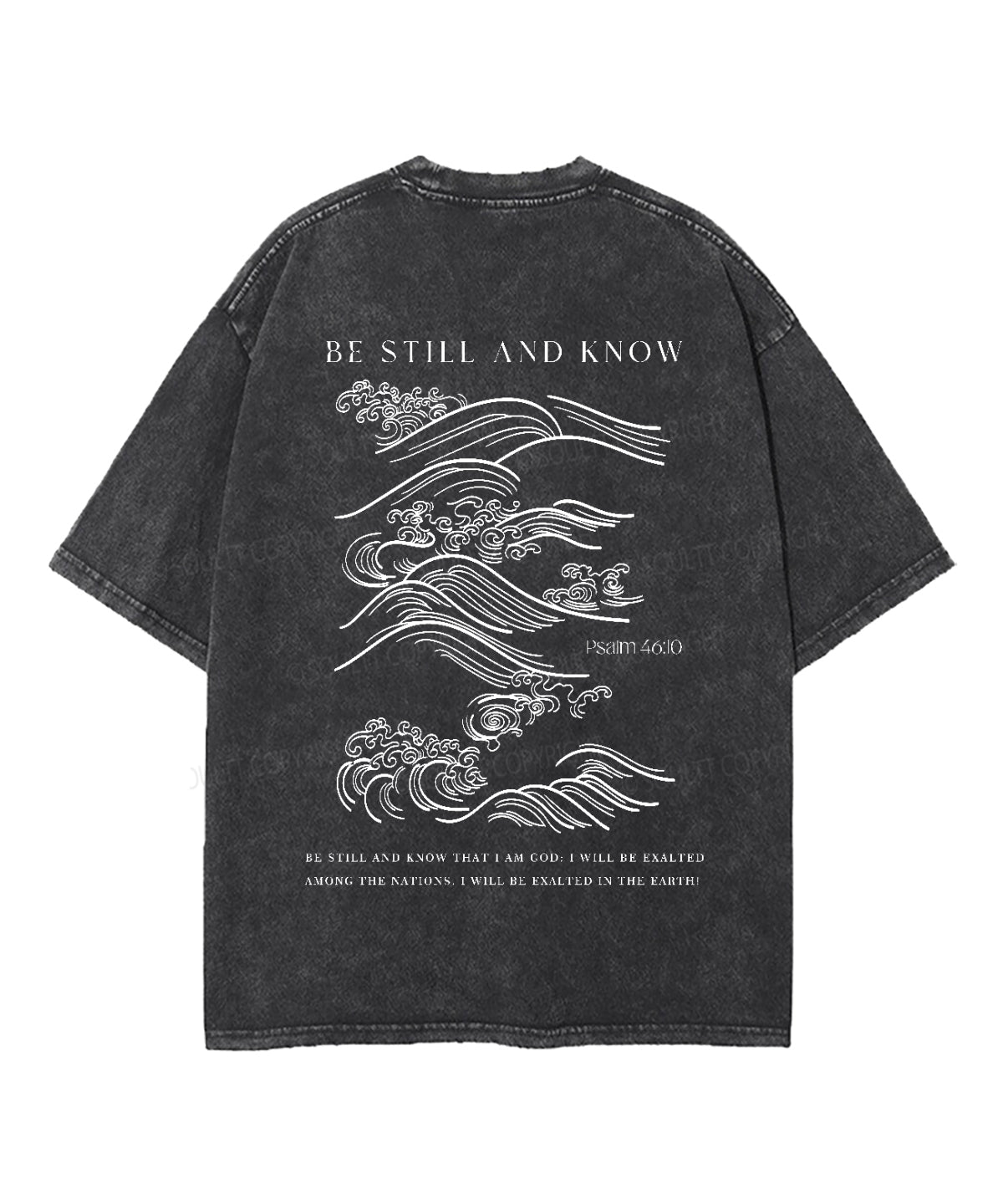 Be Still And Know Double Sided Washed Christian T-shirt Style001 Hoodie, Sweatshirt | CiraTrend.com (Image 2)