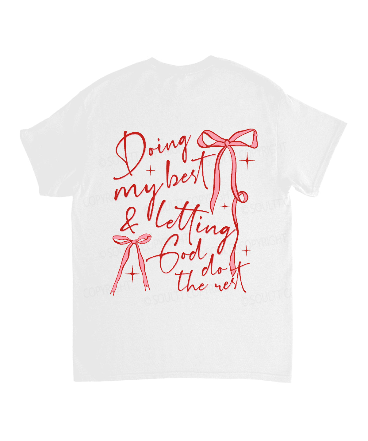 Doing My Best Double Sided Cotton Christian T-Shirts, Hoodie, Sweatshirt
