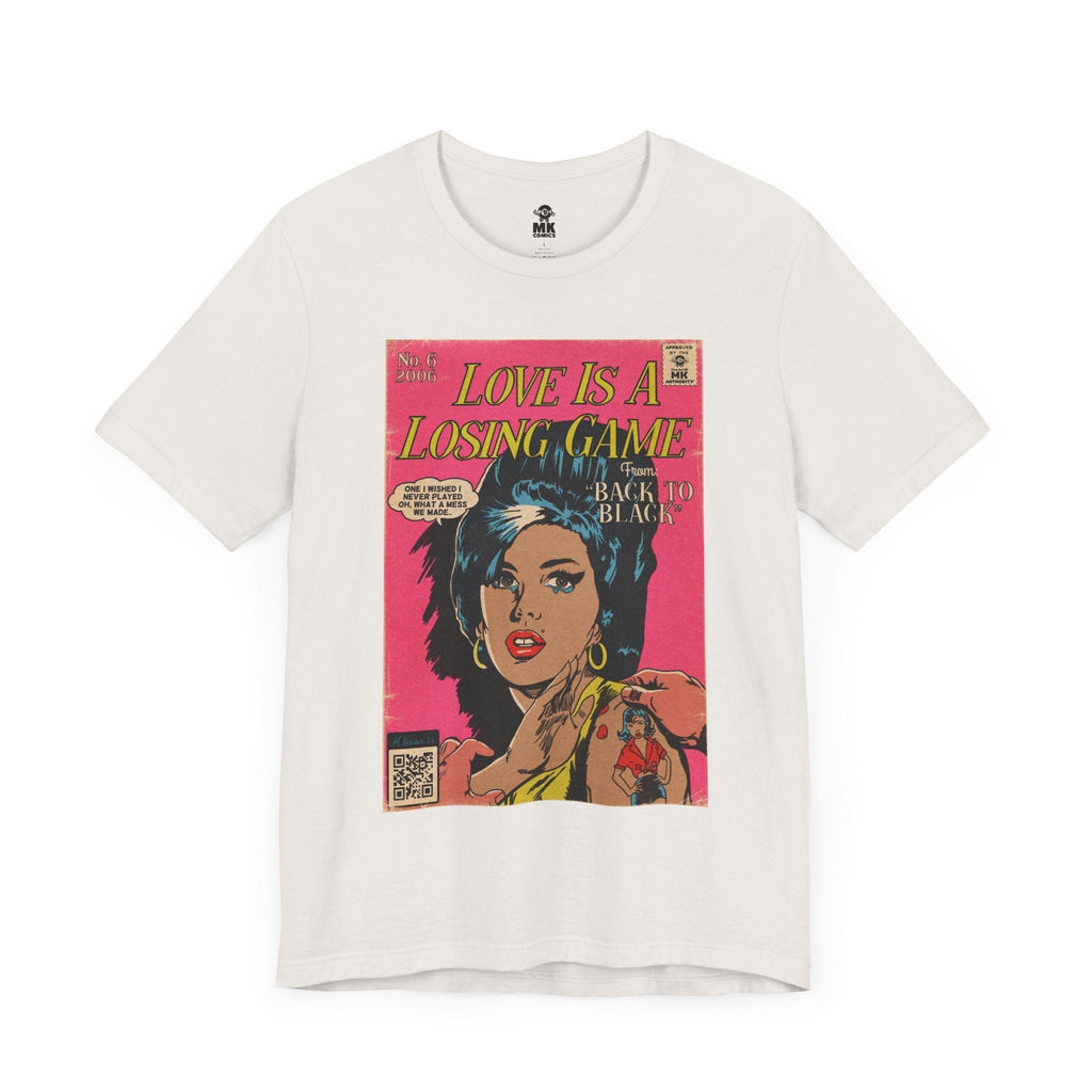 Amy Winehouse Love Is A Losing Game Mens T Shirt Hoodie, Sweatshirt | CiraTrend.com (Image 2)