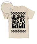 Jesus Has My Back Double Sided Unisex Cotton Christian T-Shirt Hoodie, Sweatshirt | CiraTrend.com (Image 1)