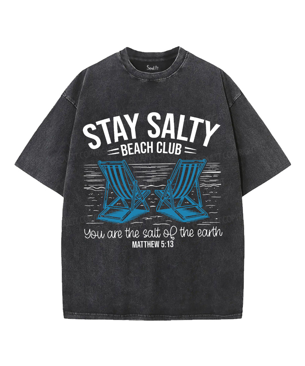 Stay Salty Unisex Washed Christian T-shirt Style014 Hoodie, Sweatshirt | CiraTrend.com (Image 3)