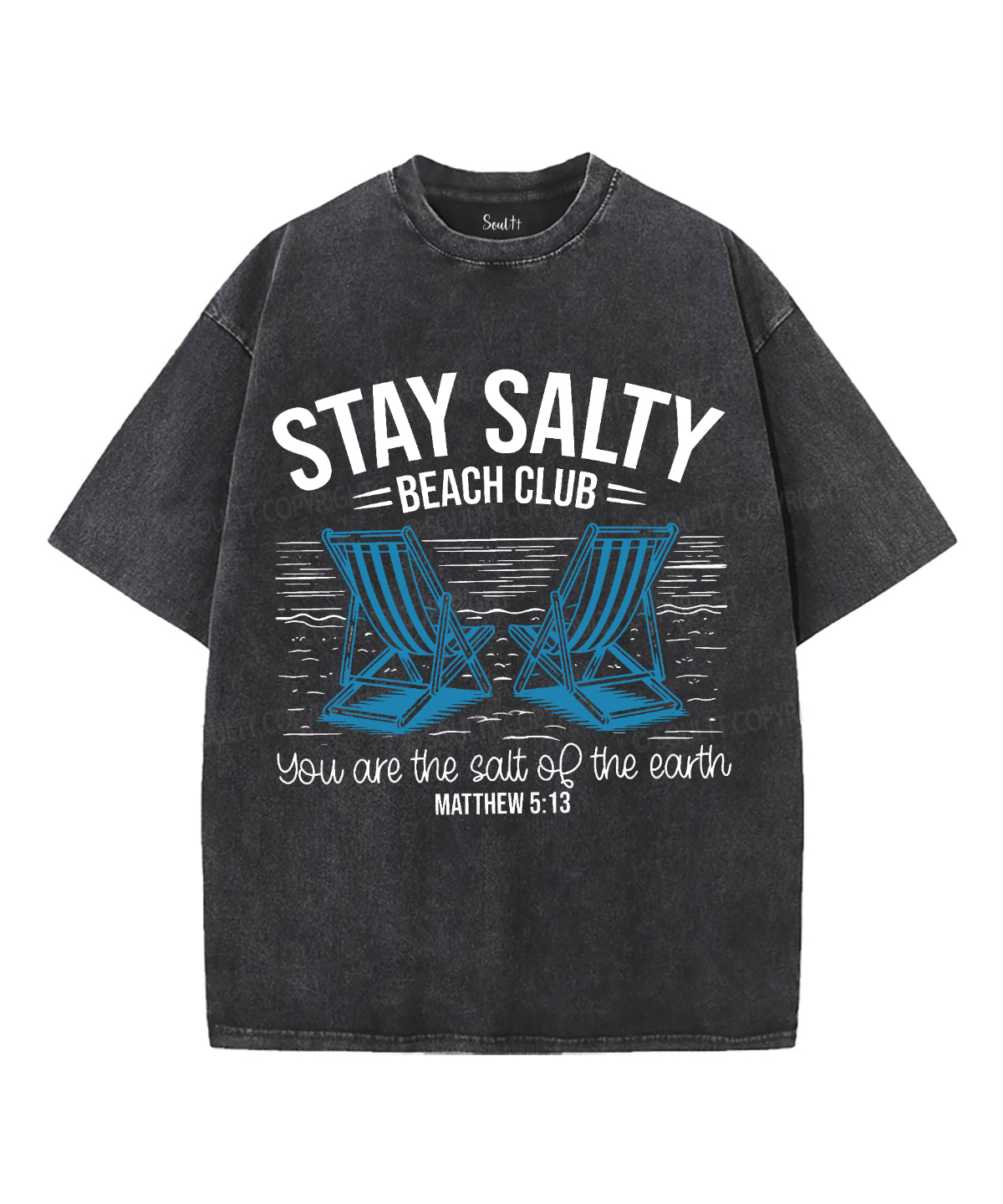 Stay Salty Unisex Washed Christian T-shirt Style014 Hoodie, Sweatshirt | CiraTrend.com (Image 3)