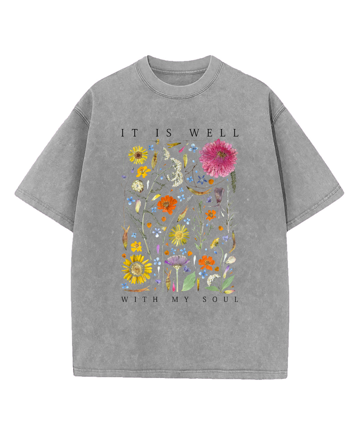 It Is Well With My Soul Washed Christian T-shirt Style014 Hoodie, Sweatshirt | CiraTrend.com (Image 4)