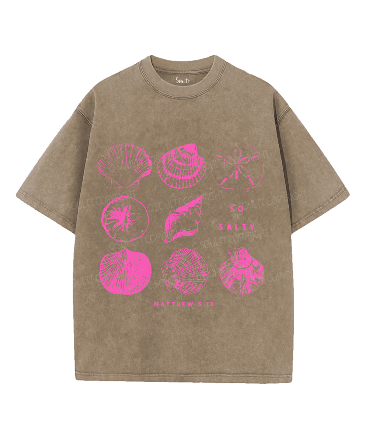 So Salty Unisex Washed Christian T-shirt Hoodie, Sweatshirt | CiraTrend.com (Image 5)