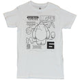 Big Hero Six 6 Baymax Black White Blue Print Image T-Shirts, Hoodie, Sweatshirt