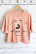 Cottontail Bunny Candy Co Graphic Long Crop Top
