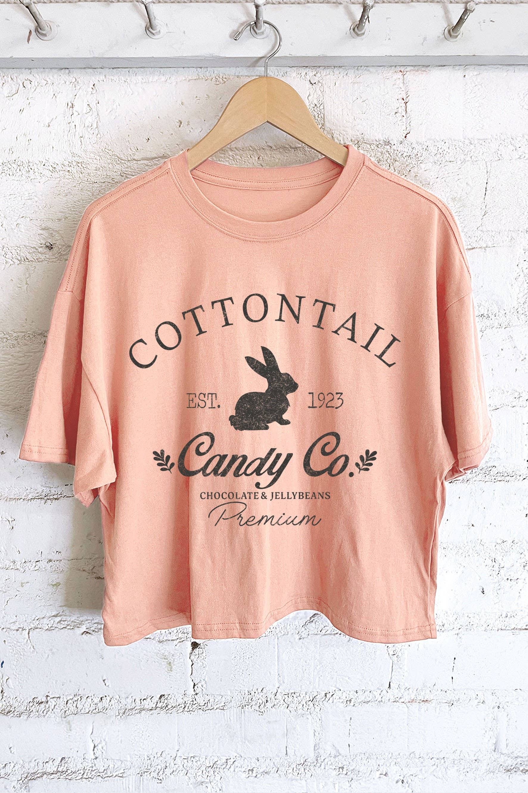 Cottontail Bunny Candy Co Graphic Long Crop Top