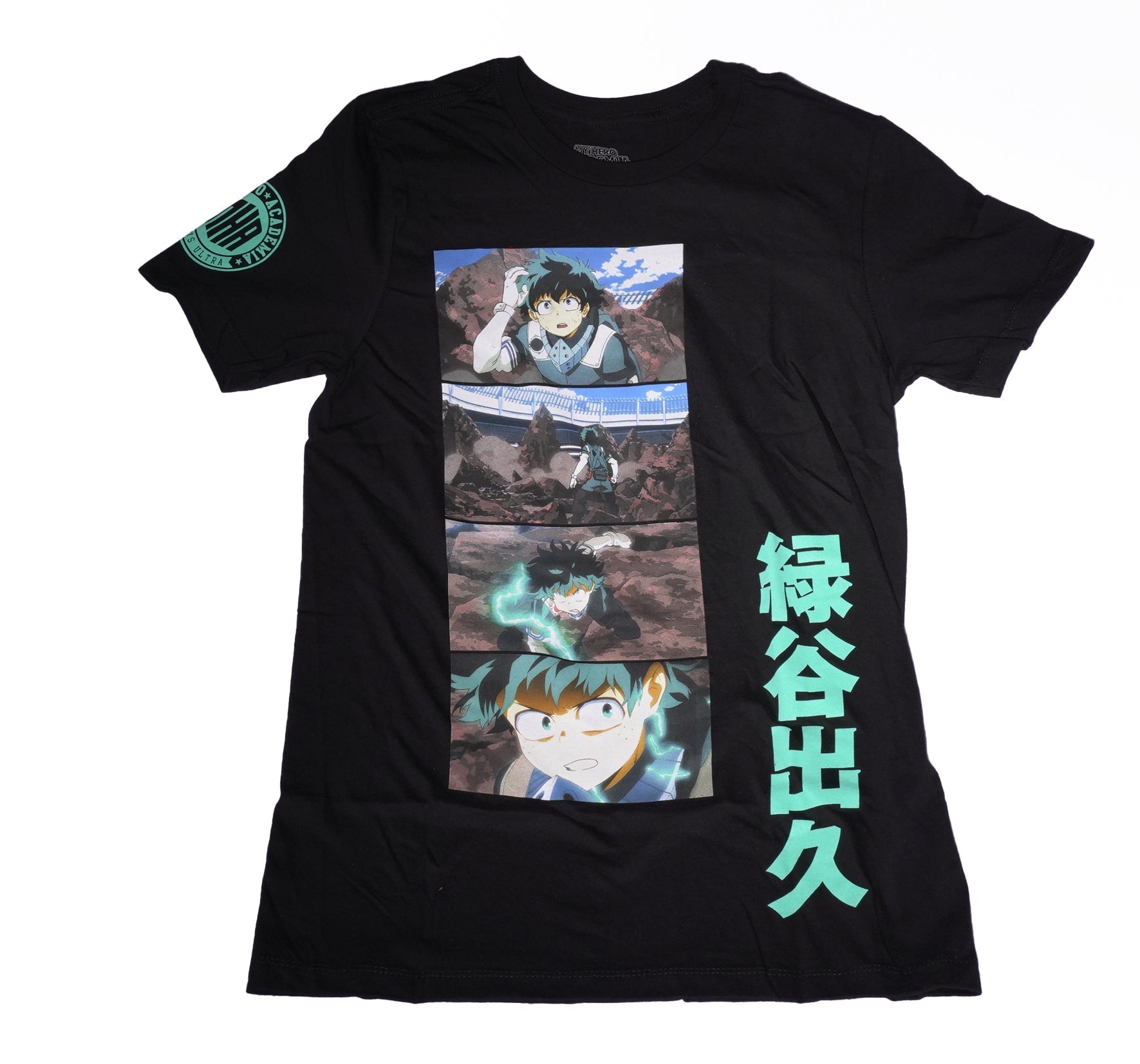 My Hero Academia Mens T-Shirt - Deku Panels & Kanji Images Hoodie, Sweatshirt | CiraTrend.com