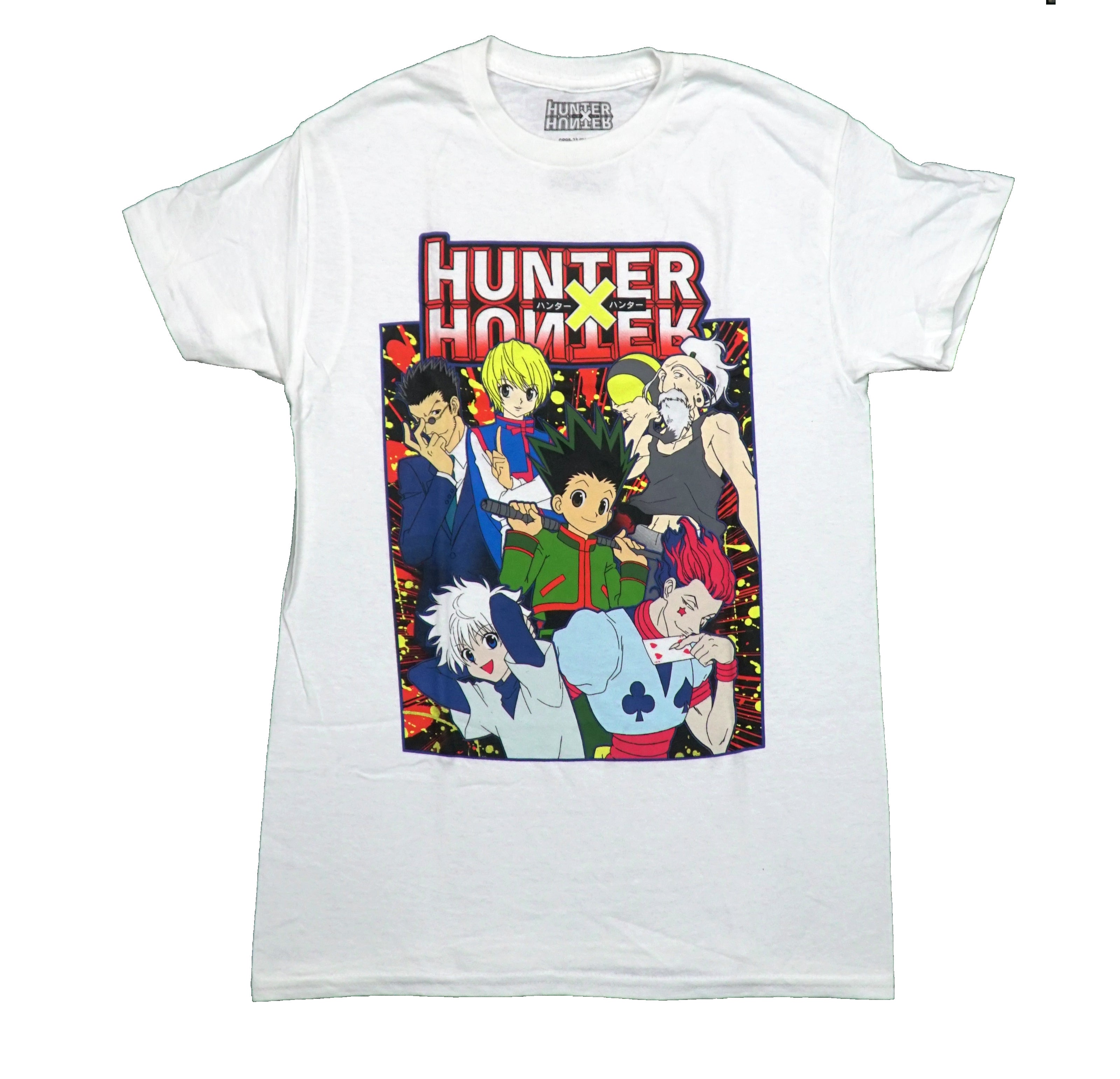 Hunter X Hunter Mens T-Shirt - Boxed Group of Six Under Logo Hoodie, Sweatshirt | CiraTrend.com