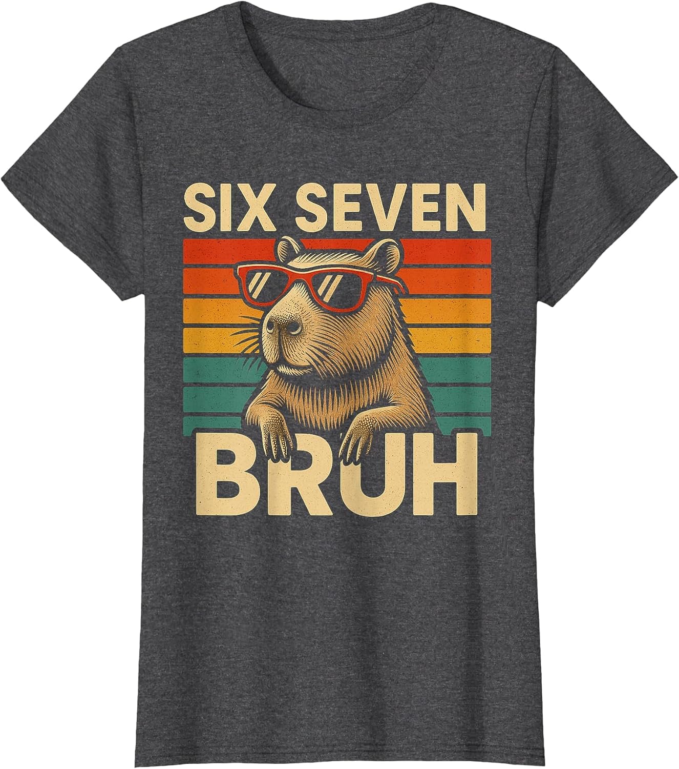 Funny Six Seven Meme Capybara Men Women Gifts