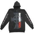 Big Cross Zippered Hooded Sweatshirt T-Shirts, Hoodie | CiraTrend.com