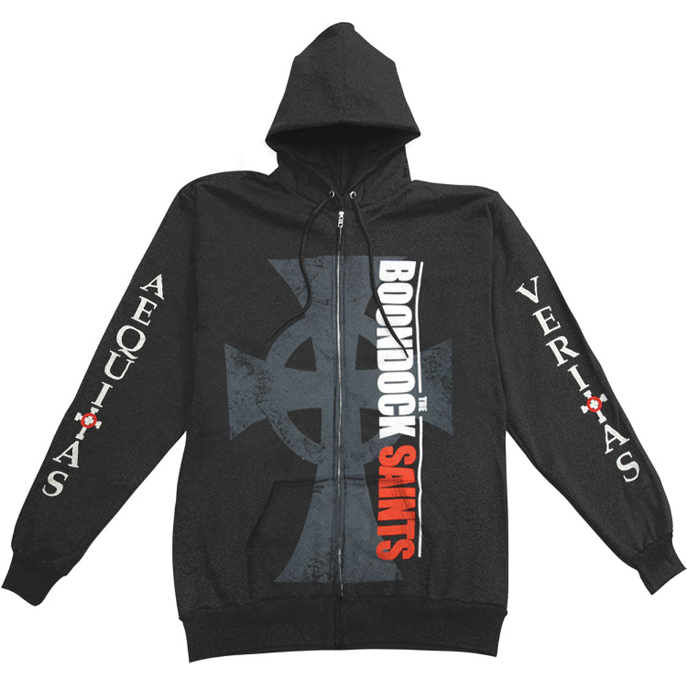 Big Cross Zippered Hooded Sweatshirt T-Shirts, Hoodie | CiraTrend.com