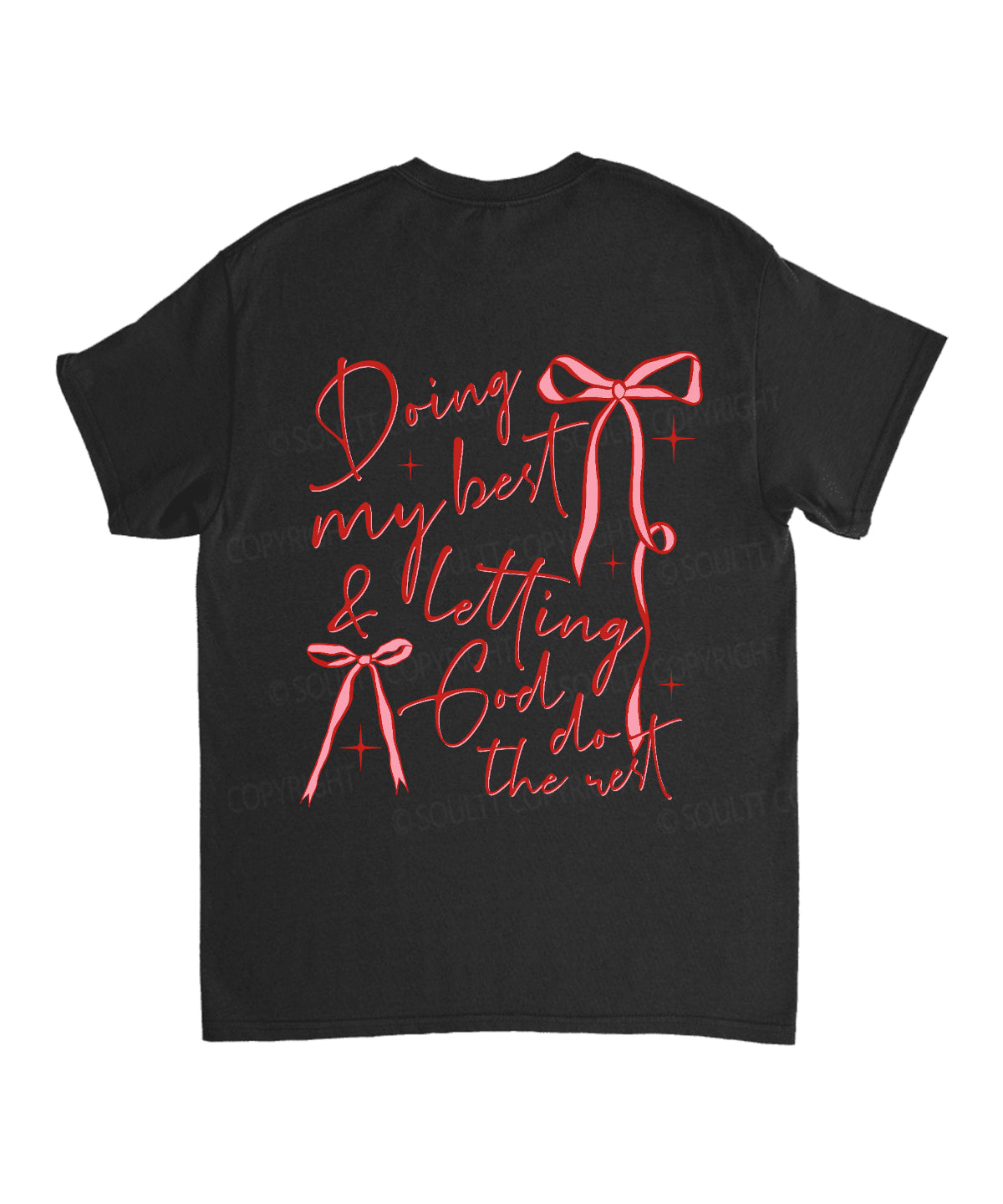 Doing My Best Double Sided Cotton Christian T-Shirts, Hoodie, Sweatshirt