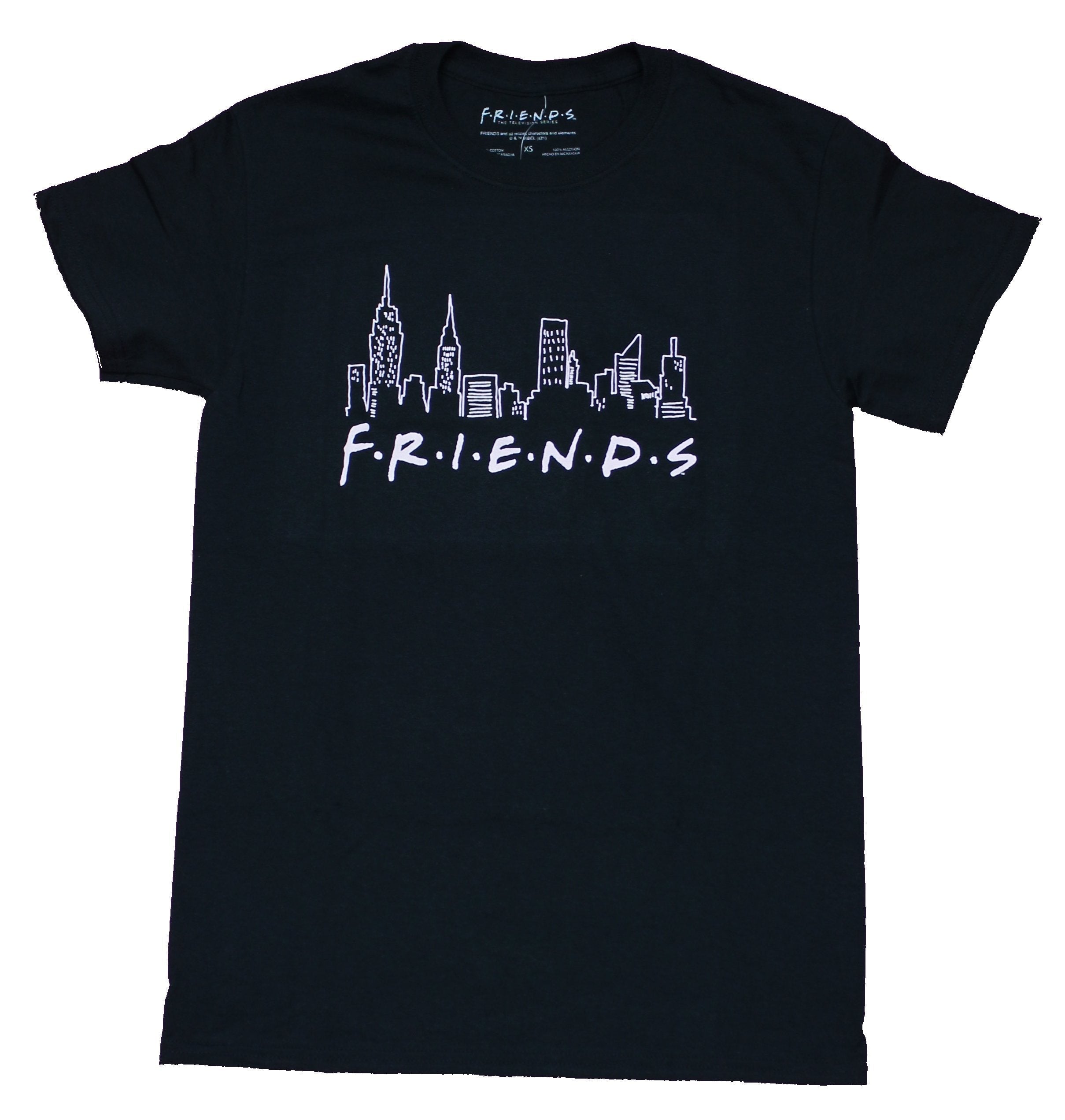 Friends Mens T-Shirt - Pink Cityscape Logo Image Hoodie, Sweatshirt | CiraTrend.com