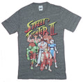 Street Fighter II Mens T-Shirt - Classic 6 Character Cast Under Logo Hoodie, Sweatshirt | CiraTrend.com