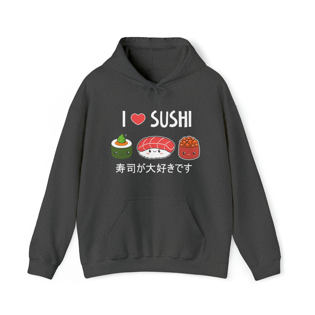 I Love Sushi Unisex Hoodie T-Shirts, Sweatshirt | CiraTrend.com (Image 2)