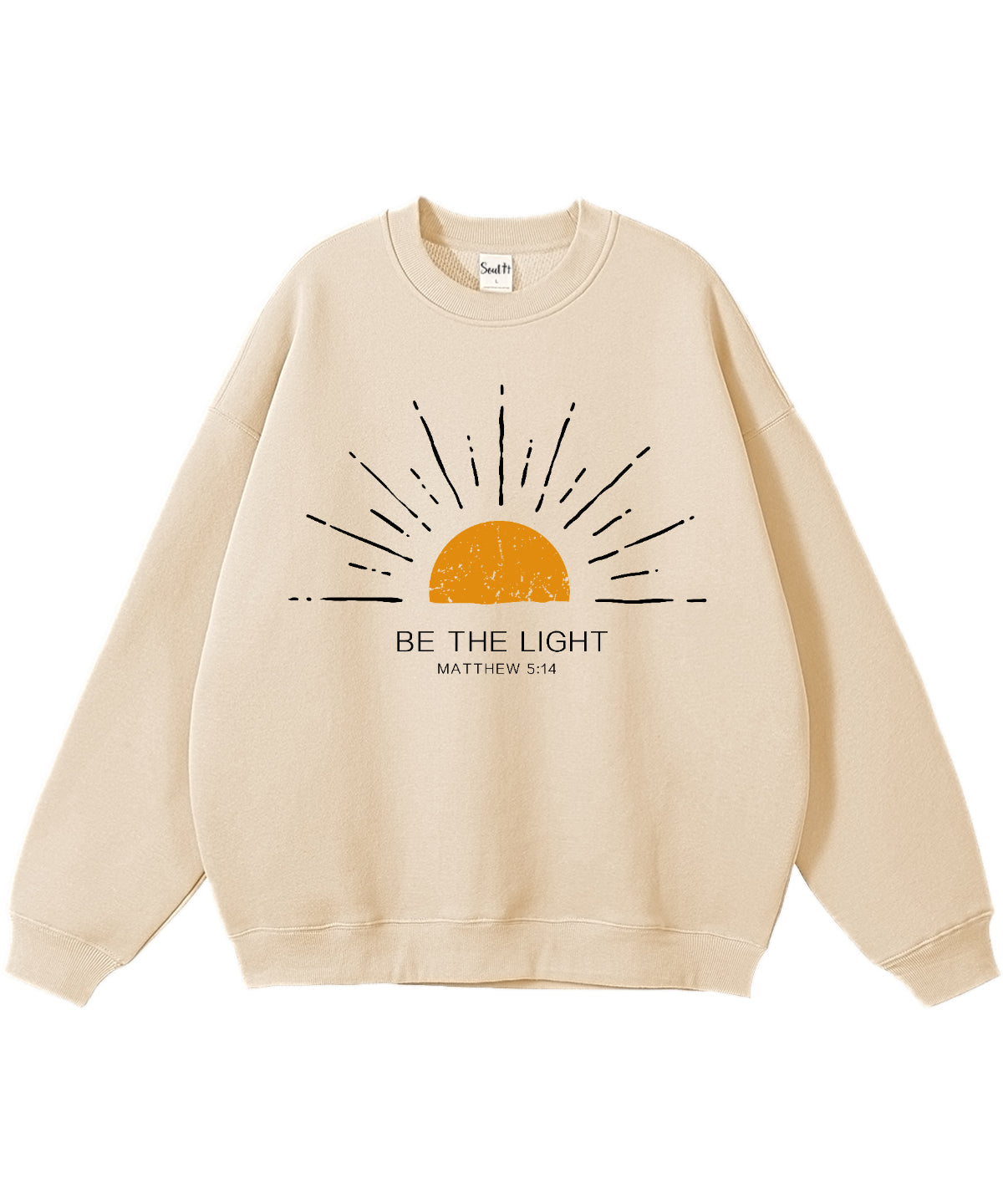 Be The Light Cotton Christian Sweatshirt T-Shirts, Hoodie | CiraTrend.com (Image 3)