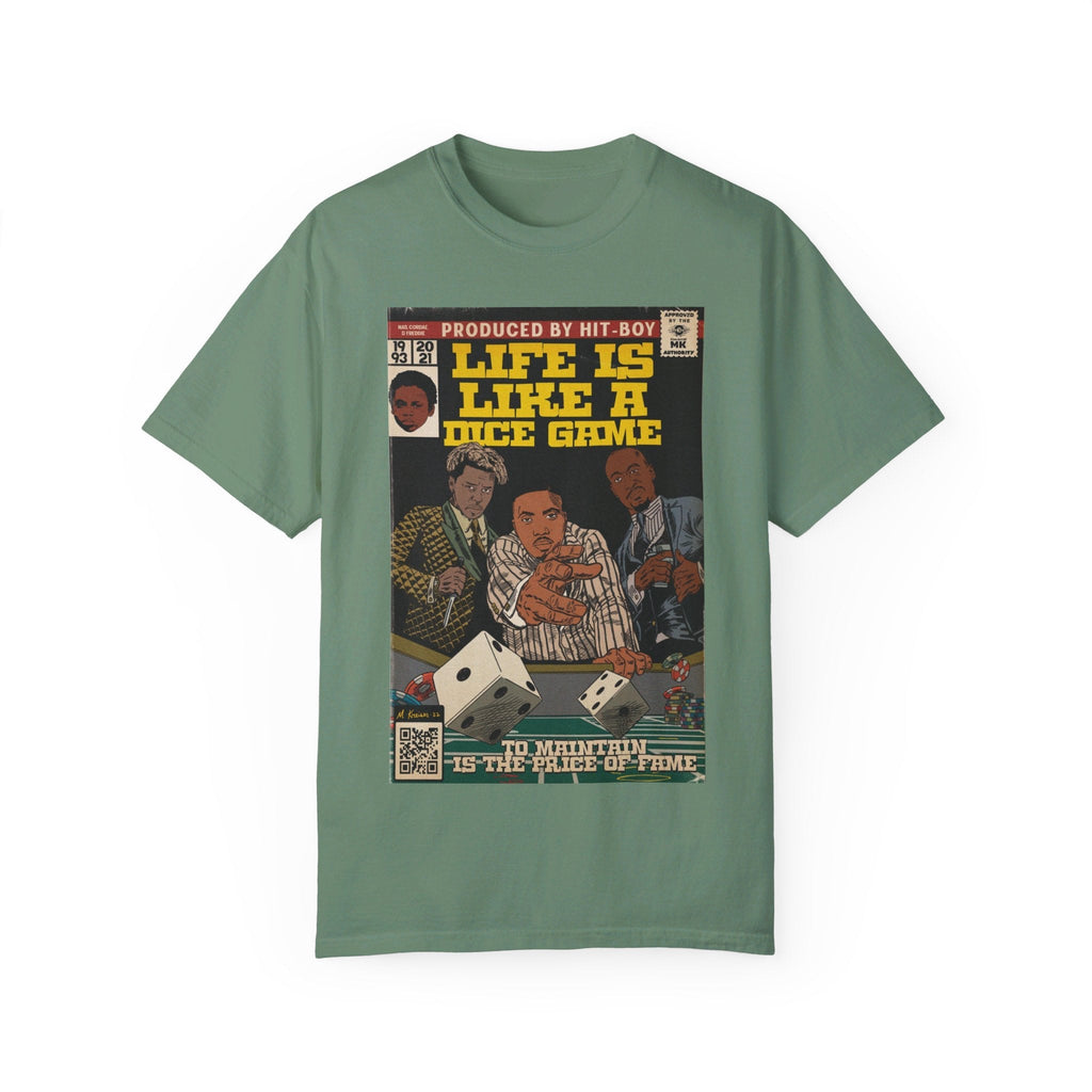 Life is Like a Dice Game - Unisex Comfort Colors T-shirt Hoodie, Sweatshirt | CiraTrend.com (Image 3)