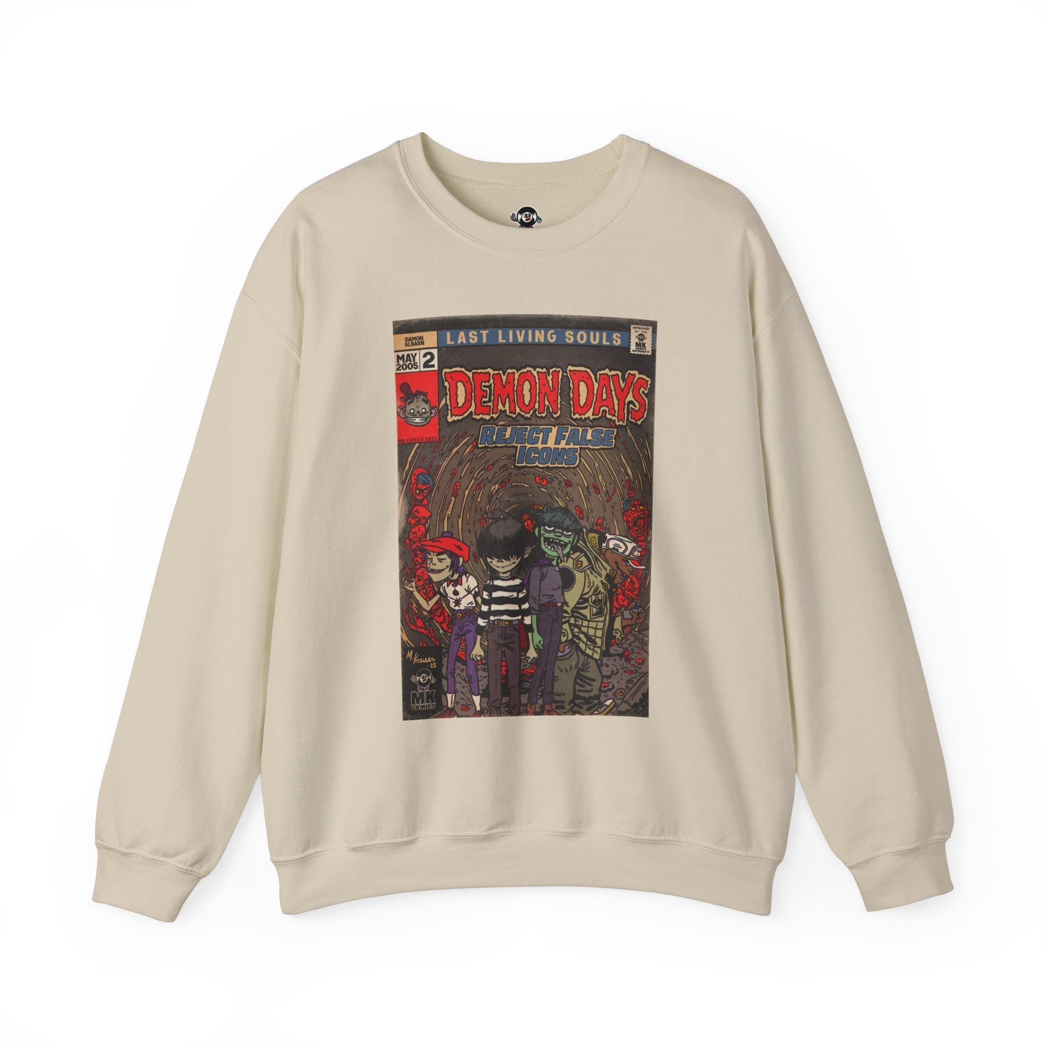 Demon Days - Unisex Heavy BlendÃ¢â€žÂ¢ Crewneck Sweatshirt T-Shirts, Hoodie | CiraTrend.com (Image 4)